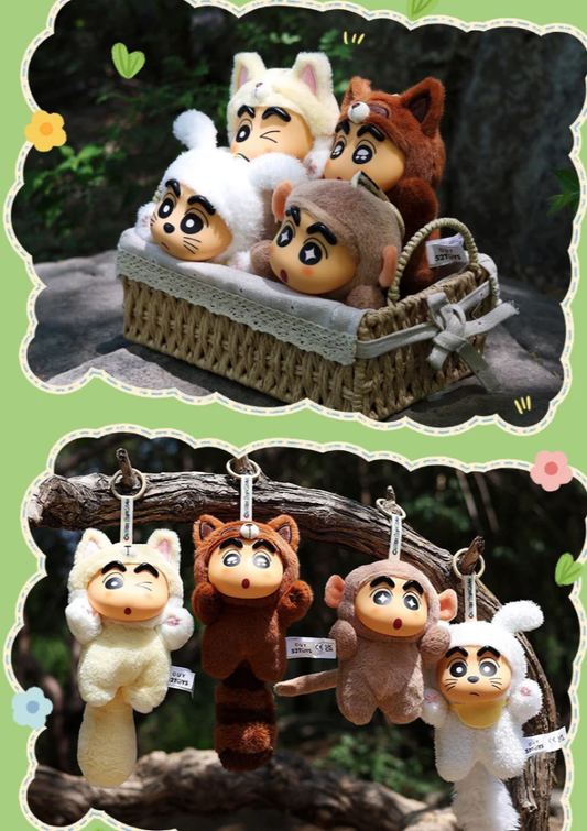 01621 Crayon Shinchan Big Tails series plush blind box