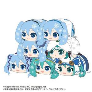 62123 Snow Miku Lying down plush pendant blind box