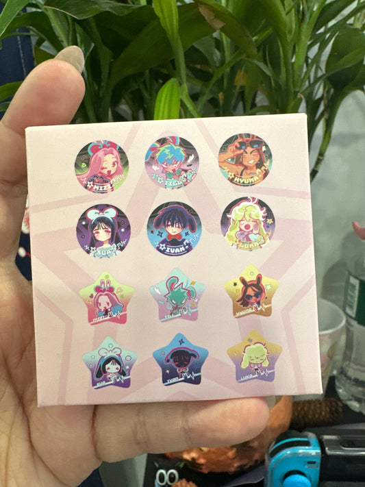 74042 ALIEN STAGE Rabbit Series Random Badge Blind Box