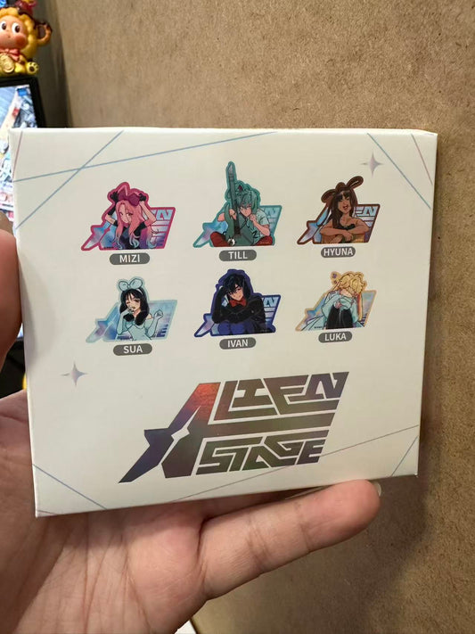 30045 ALIEN STAGE Rabbit Series Bust Acrylic Refrigerator magnet Sticker Blind Box